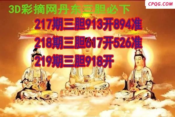 丹东三胆2025219期3d图谜