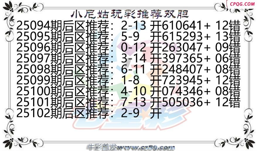 七星彩2025102期小尼姑玩彩双胆图谜