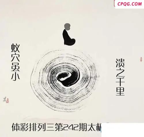 体彩P32025年242期 太极静悟图