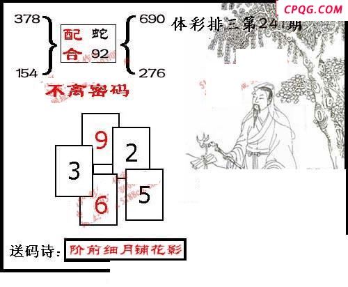 体彩P3241期 5188图谜（2025特一级会员版）
