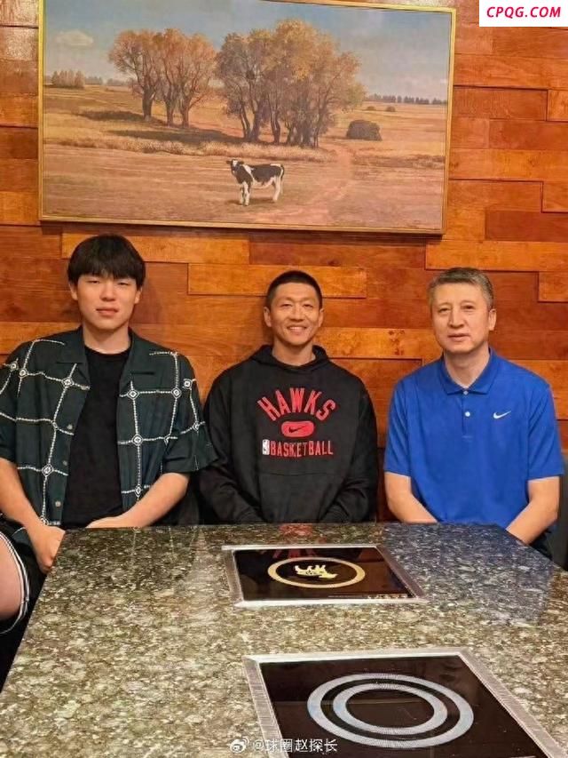 郭士强李昂在美考察期间探望杨瀚森
