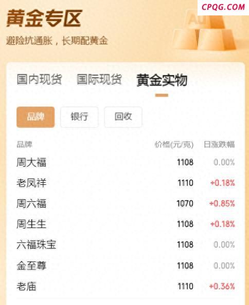 多个品牌确认“一口价”黄金饰品将涨价！